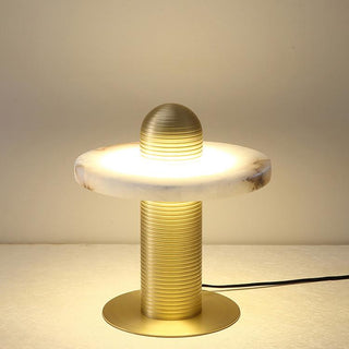 Nerio Lampe de Table Moderne en Albâtre