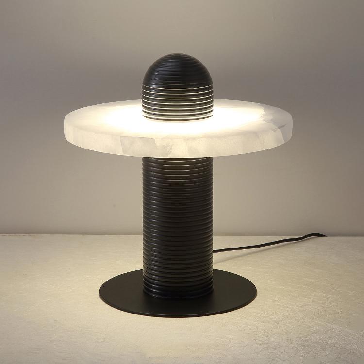 Nerio Lampe de Table Moderne en Albâtre