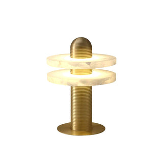 Nerio Lampe de Table Moderne en Albâtre