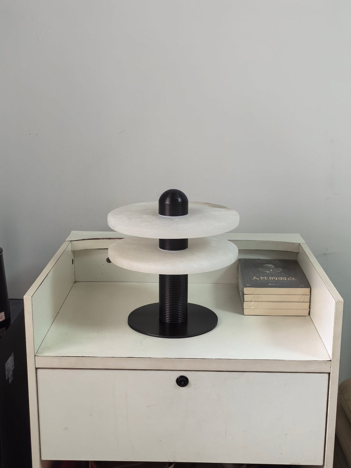 Nerio Lampe de Table Moderne en Albâtre