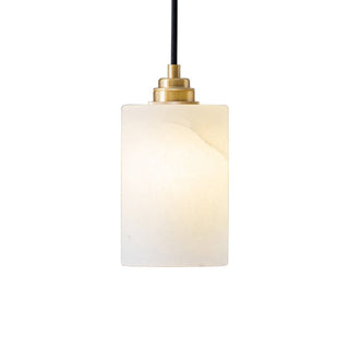 Alabaster Cylinder Cluster Chandelier-Neutral Decor