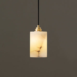 Alabaster Cylinder Cluster Chandelier-Neutral Decor