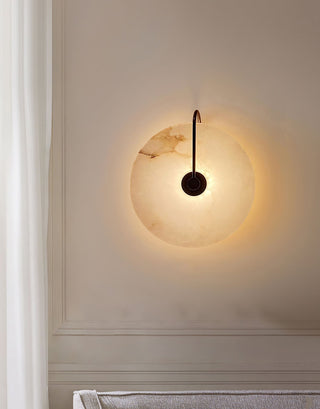 Elaris Applique Murale Globe en Albâtre-Luire