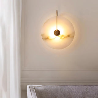Elaris Applique Murale Globe en Albâtre-Luire