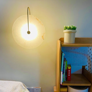 Elaris Applique Murale Globe en Albâtre-Luire