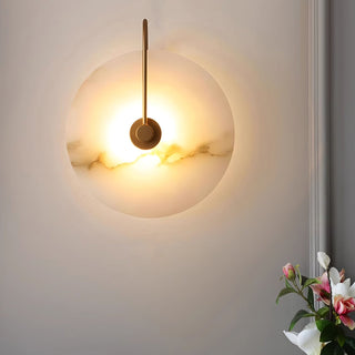 Elaris Applique Murale Globe en Albâtre-Luire
