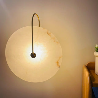Elaris Applique Murale Globe en Albâtre-Luire