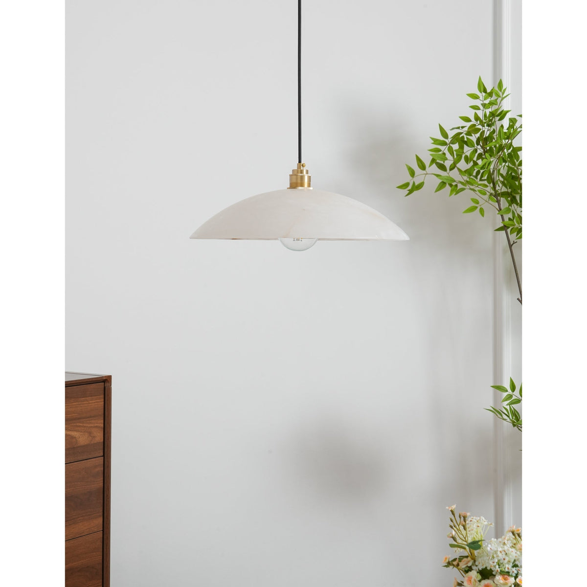 Orcariel Suspension Moderne en Albâtre