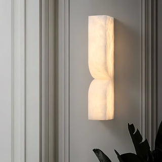 Lunaris Lampe Murale Rectangulaire en Albâtre