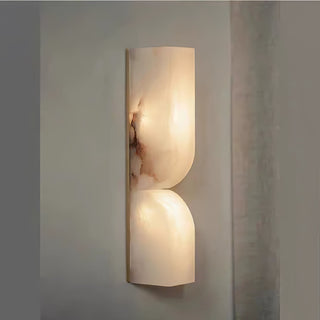 Lunaris Lampe Murale Rectangulaire en Albâtre