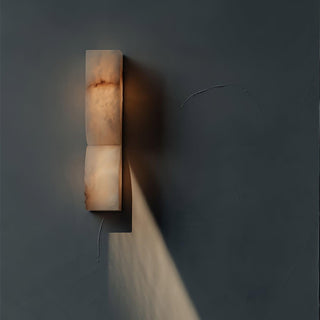 Lunaris Lampe Murale Rectangulaire en Albâtre
