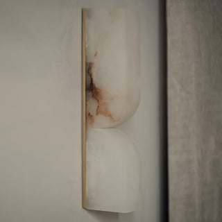 Lunaris Lampe Murale Rectangulaire en Albâtre