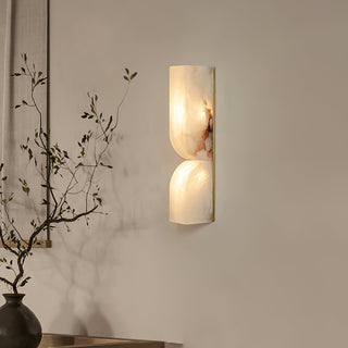 Lunaris Lampe Murale Rectangulaire en Albâtre