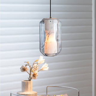 Elaris Suspension Moderne en Albâtre-Luire