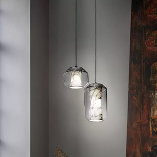 Elaris Suspension Moderne en Albâtre-Luire