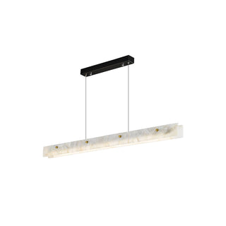 Ljomuvye Suspension Métal Linéaire Moderne LED Salon