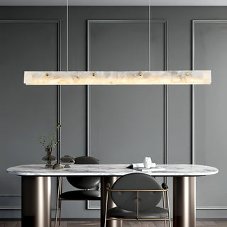 Ljomuvye Suspension Métal Linéaire Moderne LED Salon