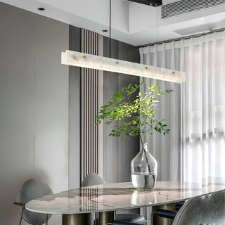 Ljomuvye Suspension Métal Linéaire Moderne LED Salon