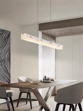 Ljomuvye Suspension Métal Linéaire Moderne LED Salon