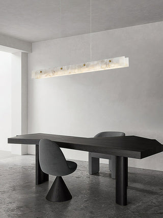 Ljomuvye Suspension Métal Linéaire Moderne LED Salon