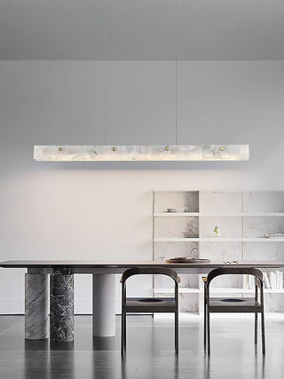 Ljomuvye Suspension Métal Linéaire Moderne LED Salon
