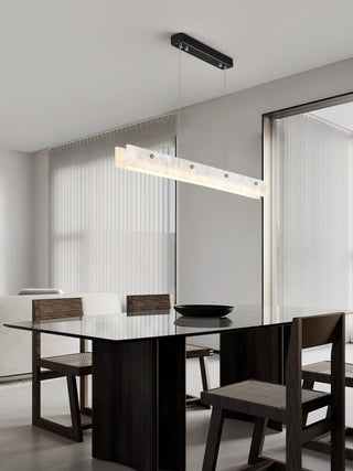 Ljomuvye Suspension Métal Linéaire Moderne LED Salon