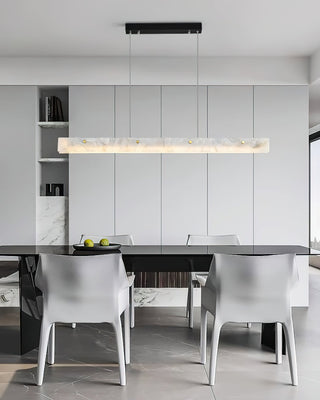 Ljomuvye Suspension Métal Linéaire Moderne LED Salon