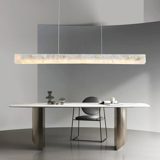 Ljomuvye Suspension Métal Linéaire Moderne LED Salon