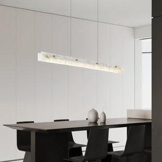 Ljomuvye Suspension Métal Linéaire Moderne LED Salon