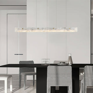 Ljomuvye Suspension Métal Linéaire Moderne LED Salon