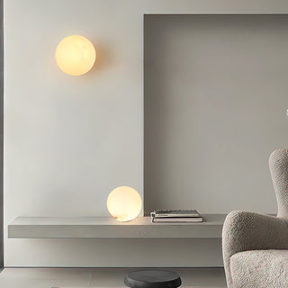 Vevinir Applique Murale Globe en Albâtre