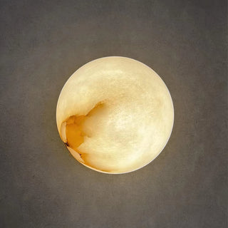 Vevinir Applique Murale Globe en Albâtre
