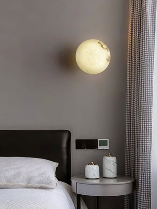 Vevinir Applique Murale Globe en Albâtre