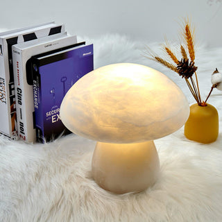 Eirarena Lampe de Table en Albâtre