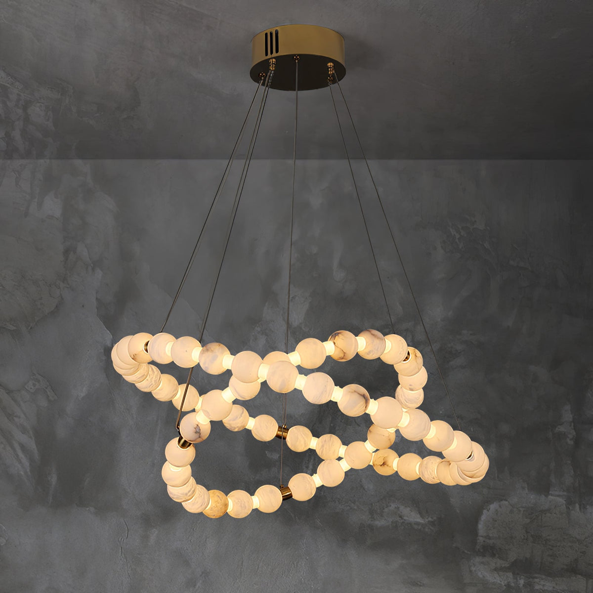 Tevevia Suspension Moderne en Albâtre