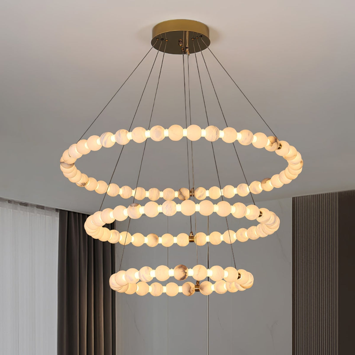 Tevevia Suspension Moderne en Albâtre