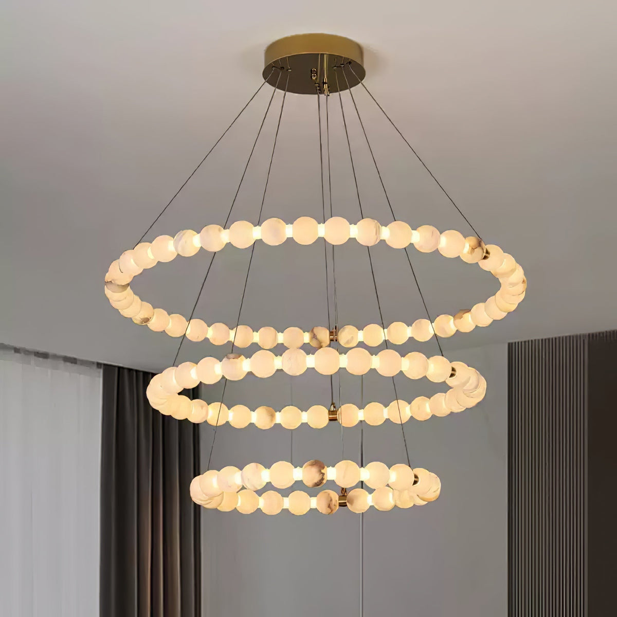 Tevevia Suspension Moderne en Albâtre