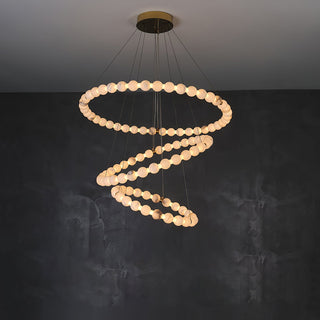 Orion Suspension Moderne en Albâtre