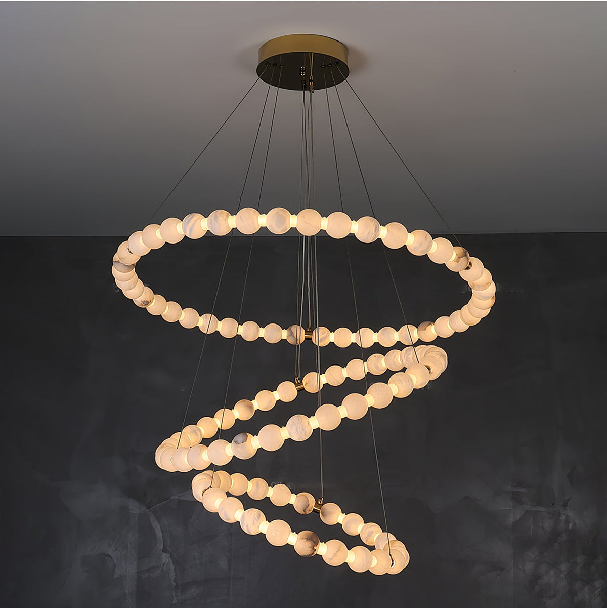 Tevevia Suspension Moderne en Albâtre