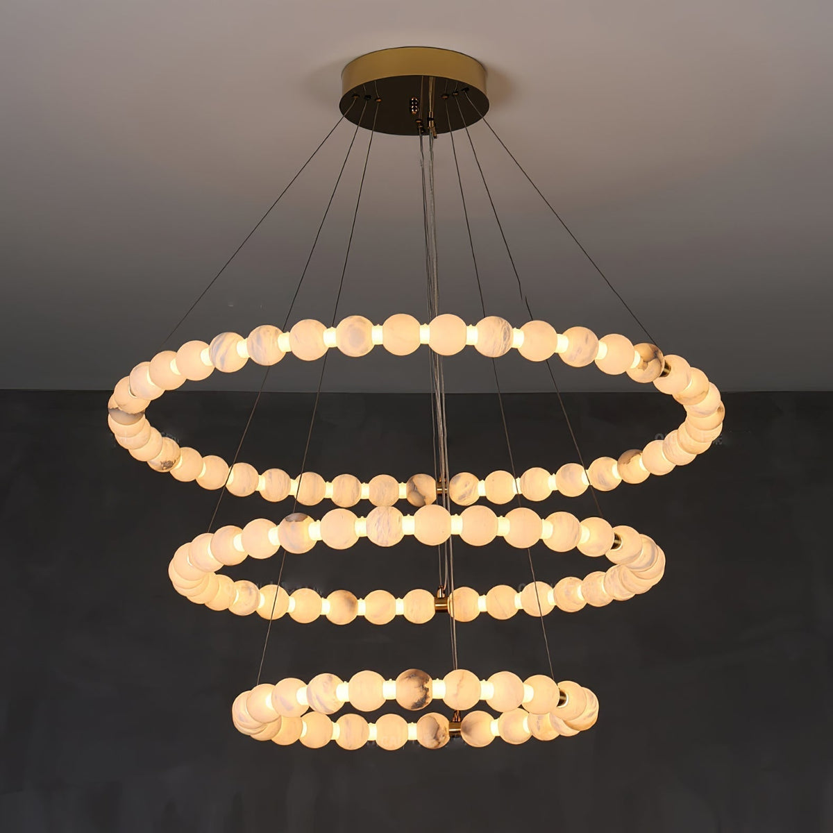 Tevevia Suspension Moderne en Albâtre