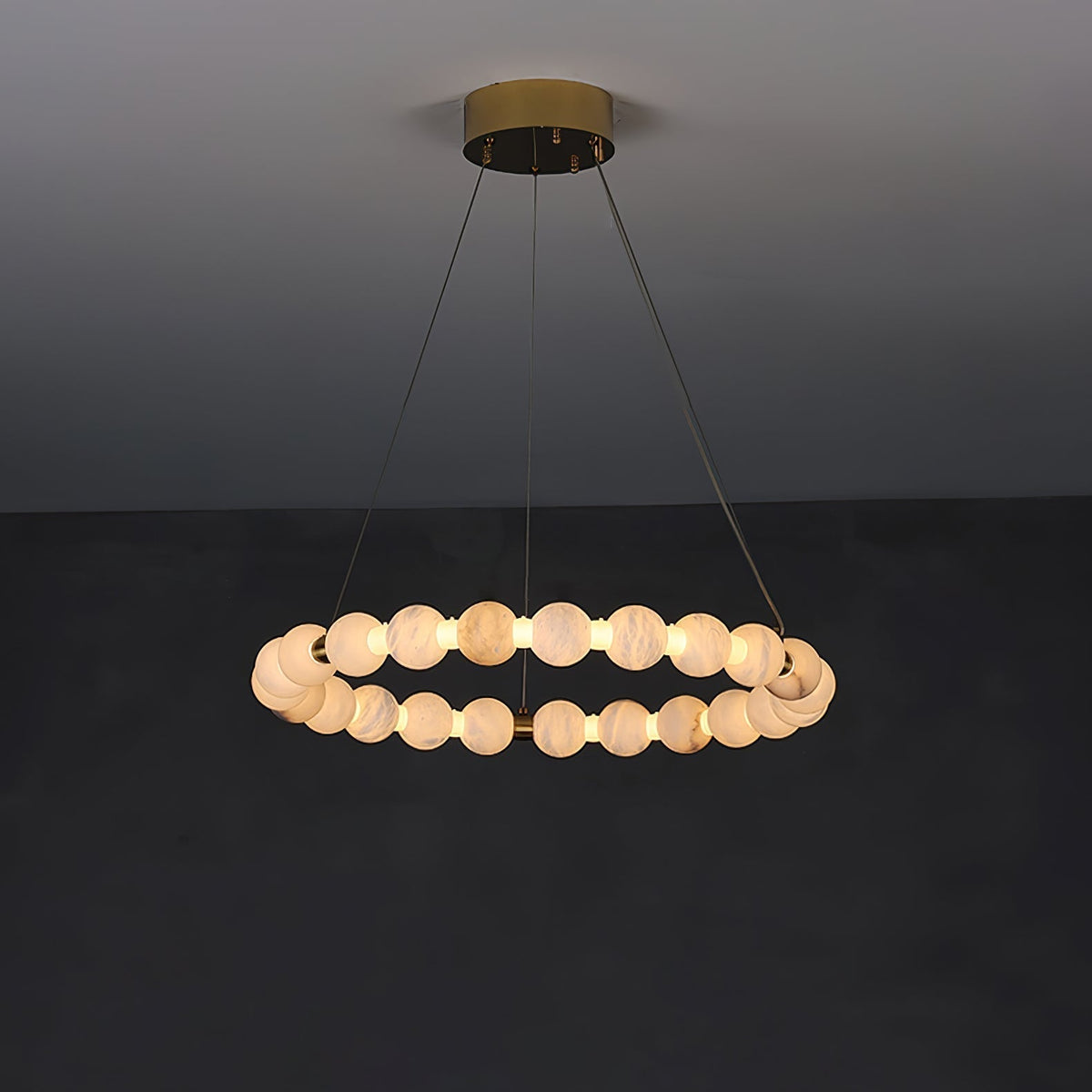 Tevevia Suspension Moderne en Albâtre