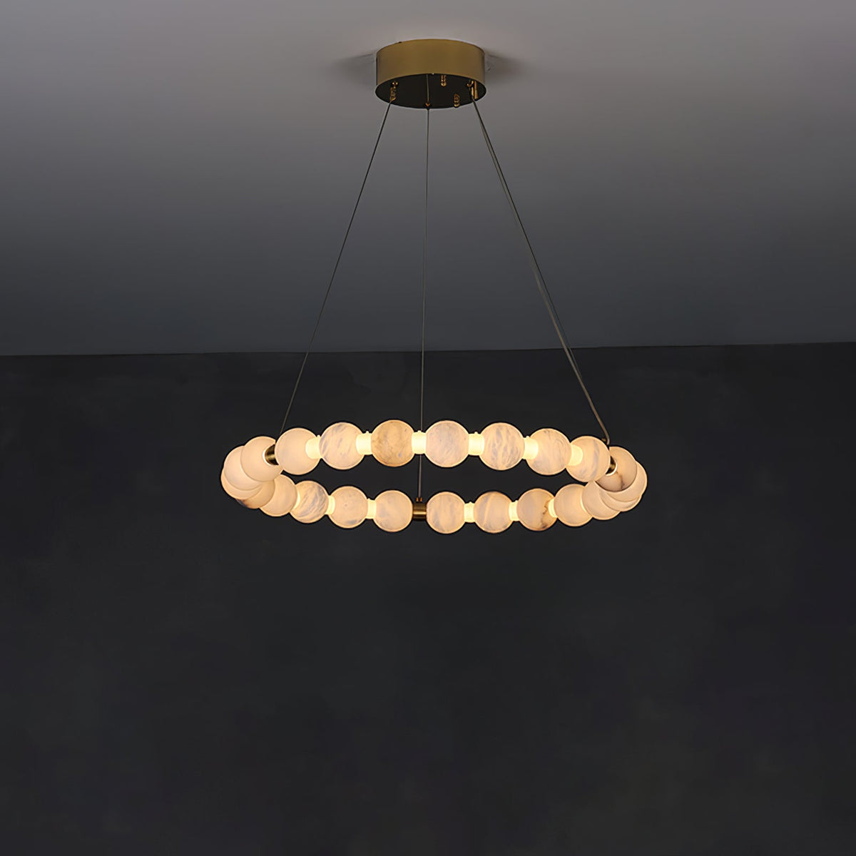 Tevevia Suspension Moderne en Albâtre