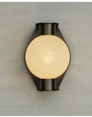 Alabaster Orb Alabaster Sconce-Neutral Decor