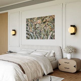 Alabaster Orb Alabaster Sconce-Neutral Decor