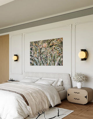 Alabaster Orb Alabaster Sconce-Neutral Decor