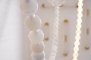 Grempt Lustre Albâtre à Collier de Perles