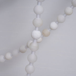 Grempt Lustre Albâtre à Collier de Perles