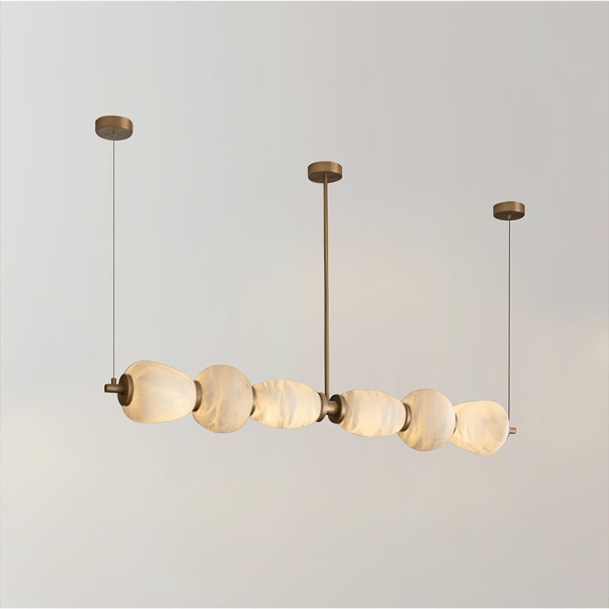 Cyrilla Suspension Linéaire en Albâtre