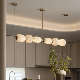 Cyrilla Suspension Linéaire en Albâtre