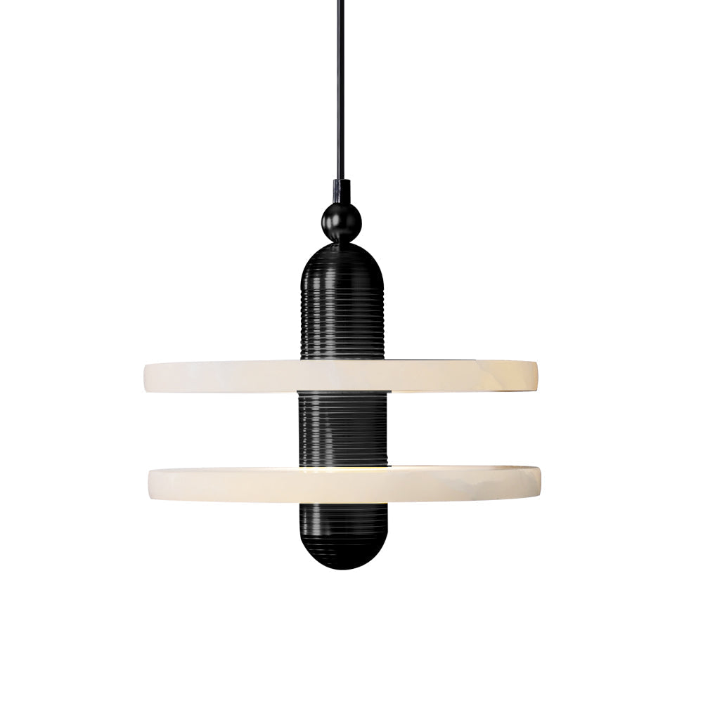 Alabaster Planes Pendant Lamp-Neutral Decor